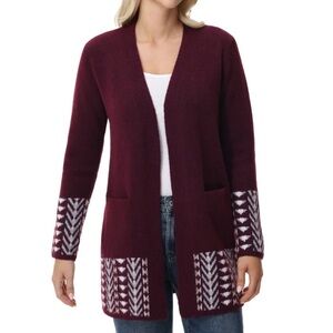 Frye Women's Patterned Cardigan Size X-Large XL